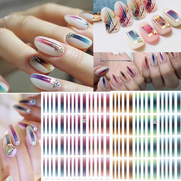 Những top mẫu nail sticker 2022 dán móng tay hot trend nhất trong năm nay  mà các bạn gái yêu thích  Xưởng Nội Thất Đạt Phát